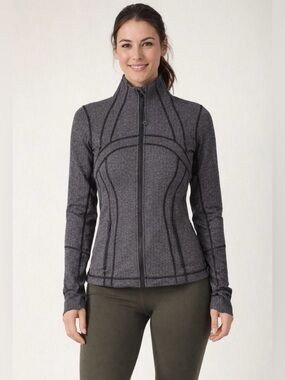 Lululemon Size 6 Define Jacket in 
Heathered Herringbone (First Release-Rare)